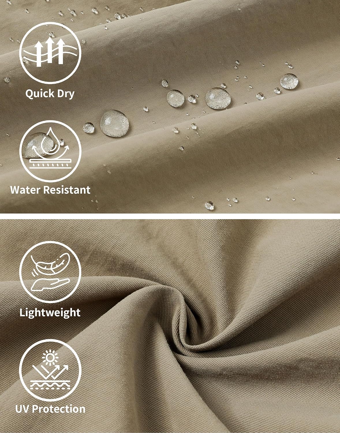 Pioneer Camp Men's Hiking Cargo Pants Lightweight Quick Dry Outdoor Water Resistant Work Tactical Pant for Men Travel Fishing - Image 5