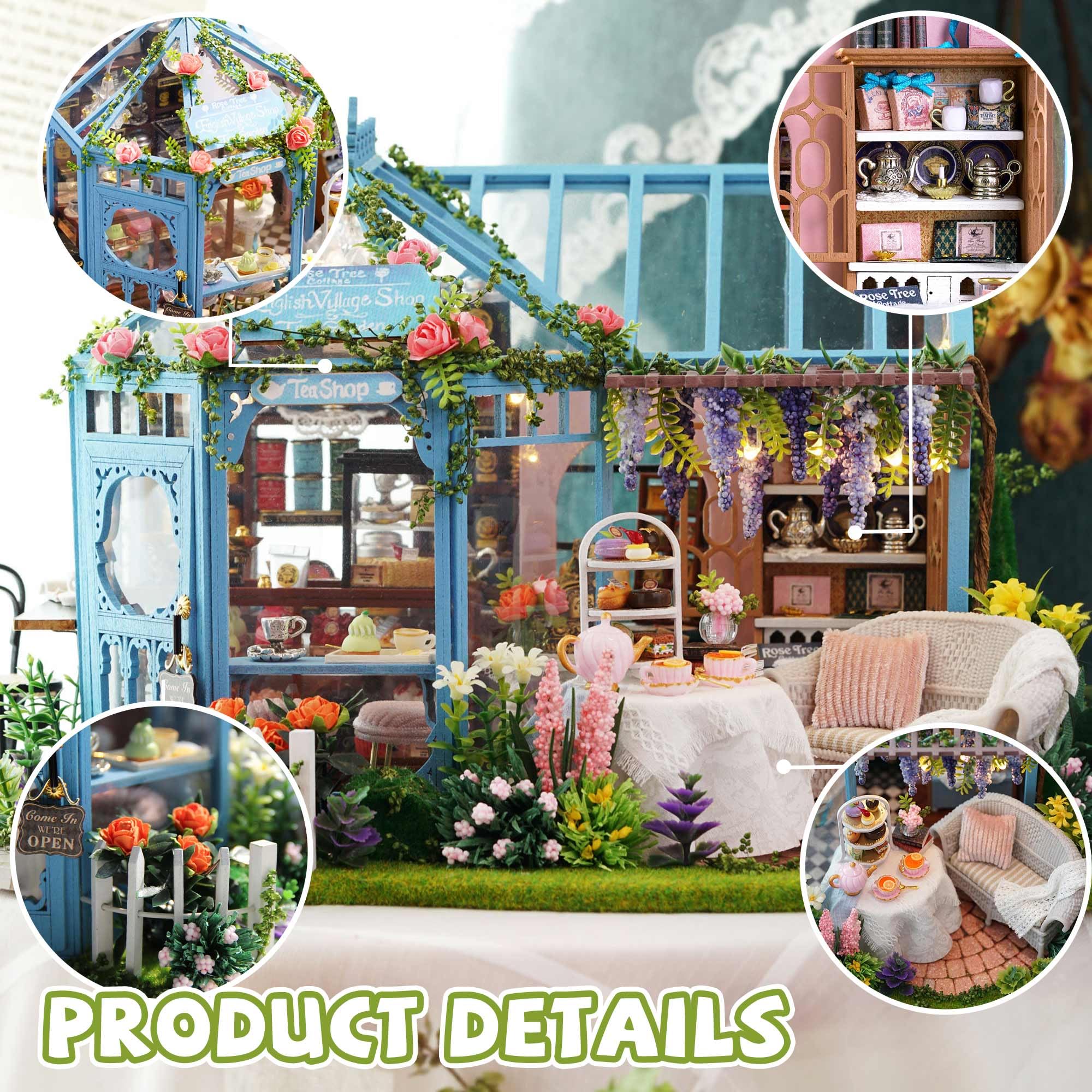 Amazon | Kisoy DIY ミニチュアハウスキット 小さな家の組み立てキット