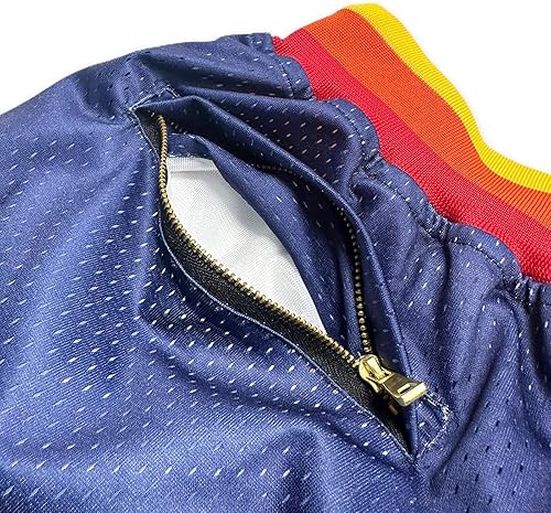 Miniatura 5 de Miedation Sports Fans Gift - Pantalones cortos de malla para hombre, ajuste holgado, para entrenamiento, correr, béisbol, secado rápido, con