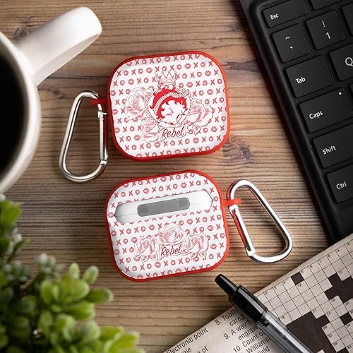 Vista 12 de AFFINITY BANDS Betty Boop Romantic Rebel HDX - Funda compatible con Apple AirPods Gen 3 (Romantic Rebel)