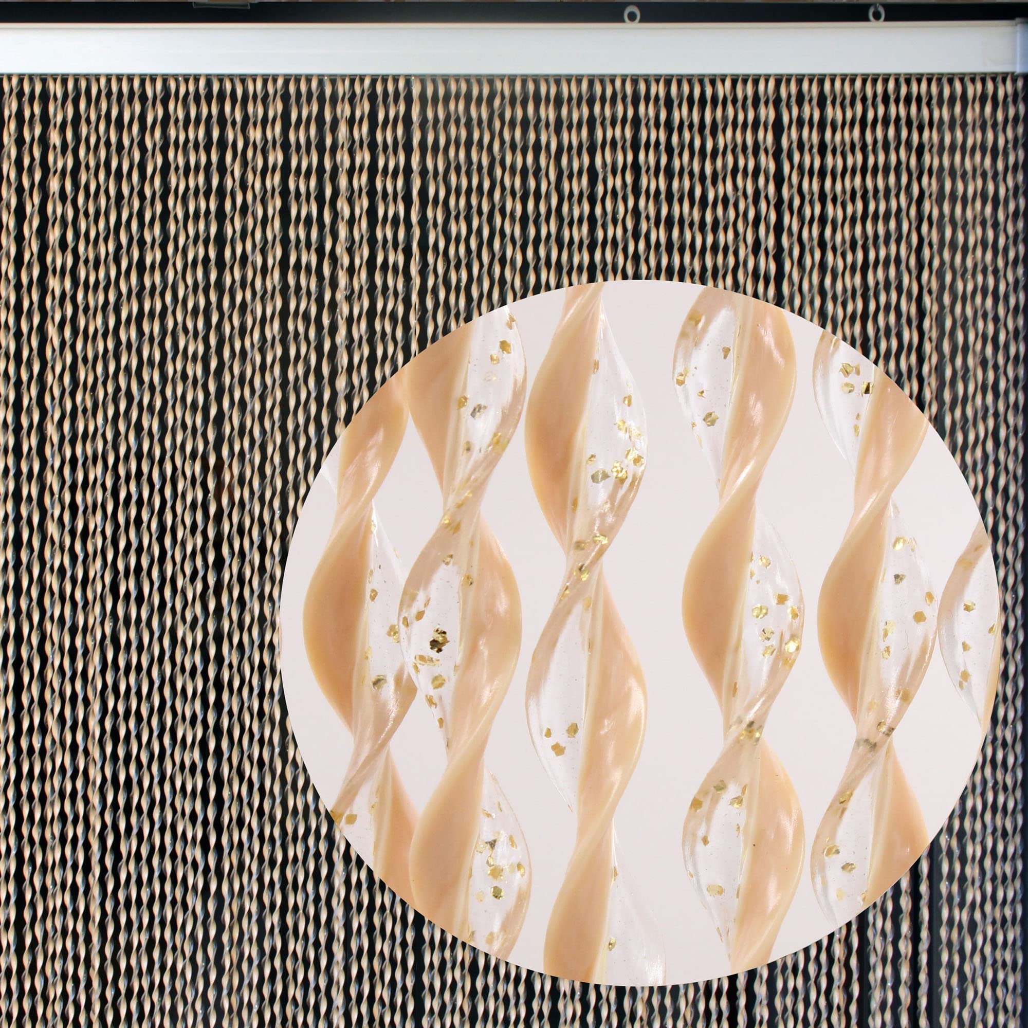 Zanzariera In PVC Per Esterni - Palo In Alluminio, Misura Standard, Made In Italy, Ignifuga E Atossica