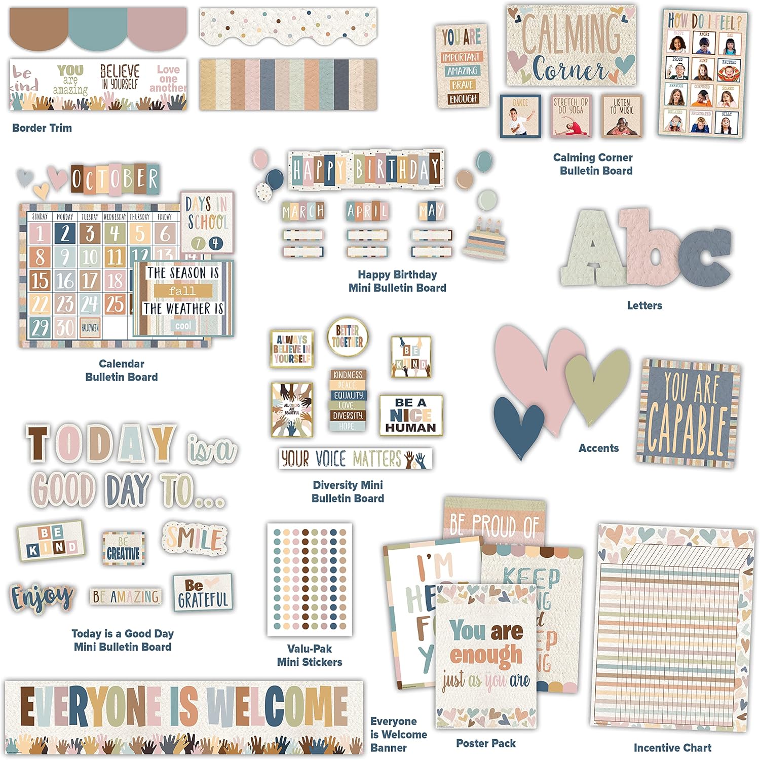 Teacher Created Resources Everyone is Welcome Classroom Kit