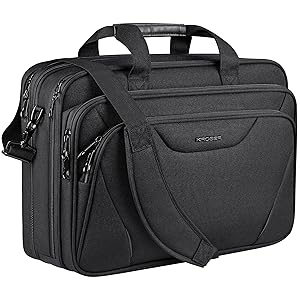 Borsa Laptop 18 Pollici Impermeabile - Valigetta Espandibile Con Tracolla - Per Viaggi E Ufficio - Foto 3