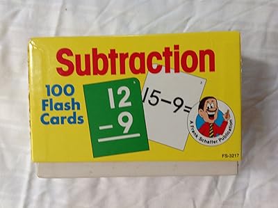 Subtraction 100 Flash Cards