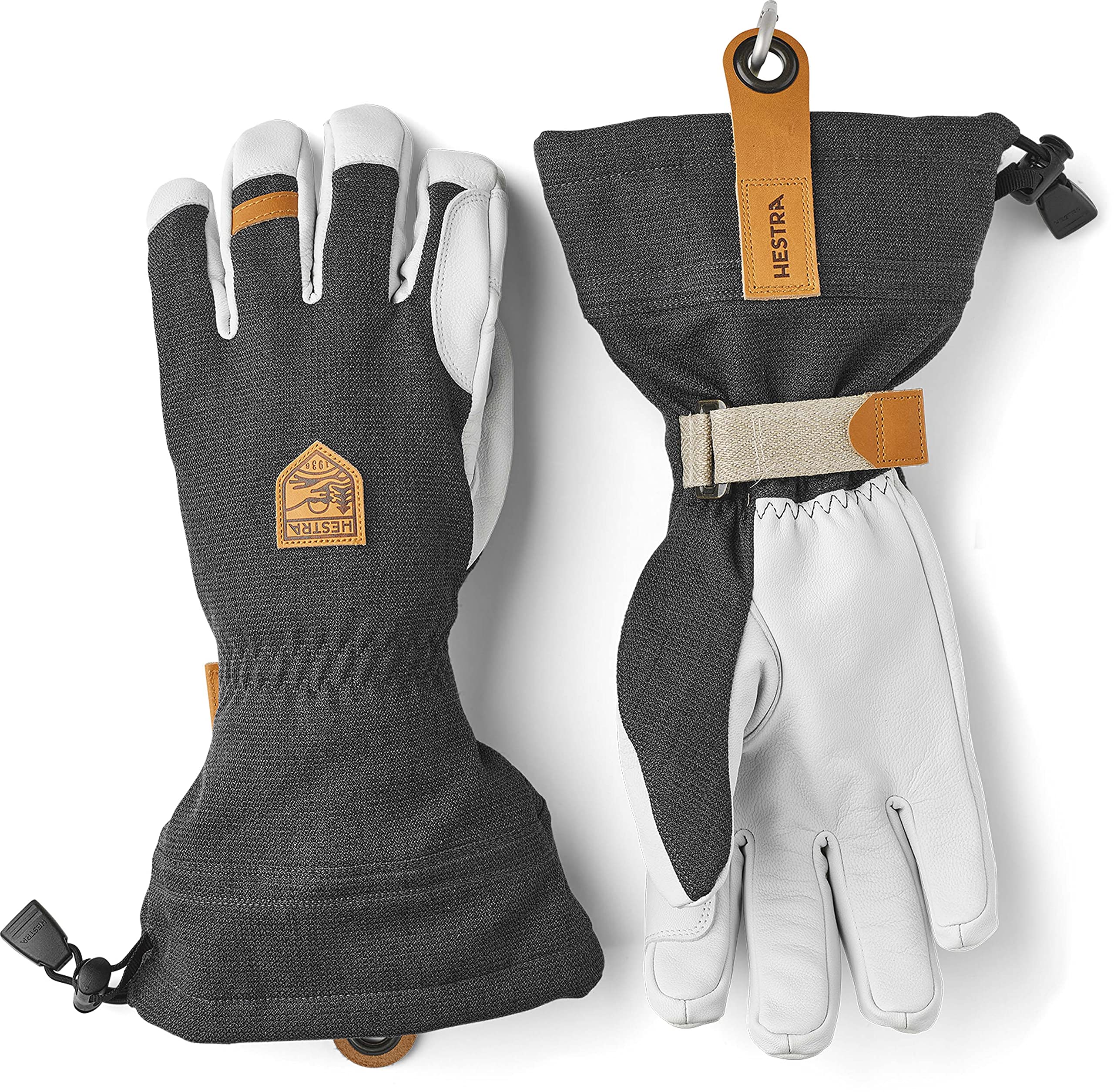 Hestra Army Leather Patrol Gauntlet - Klassischer Schneehandschuh aus Leder für die Berge