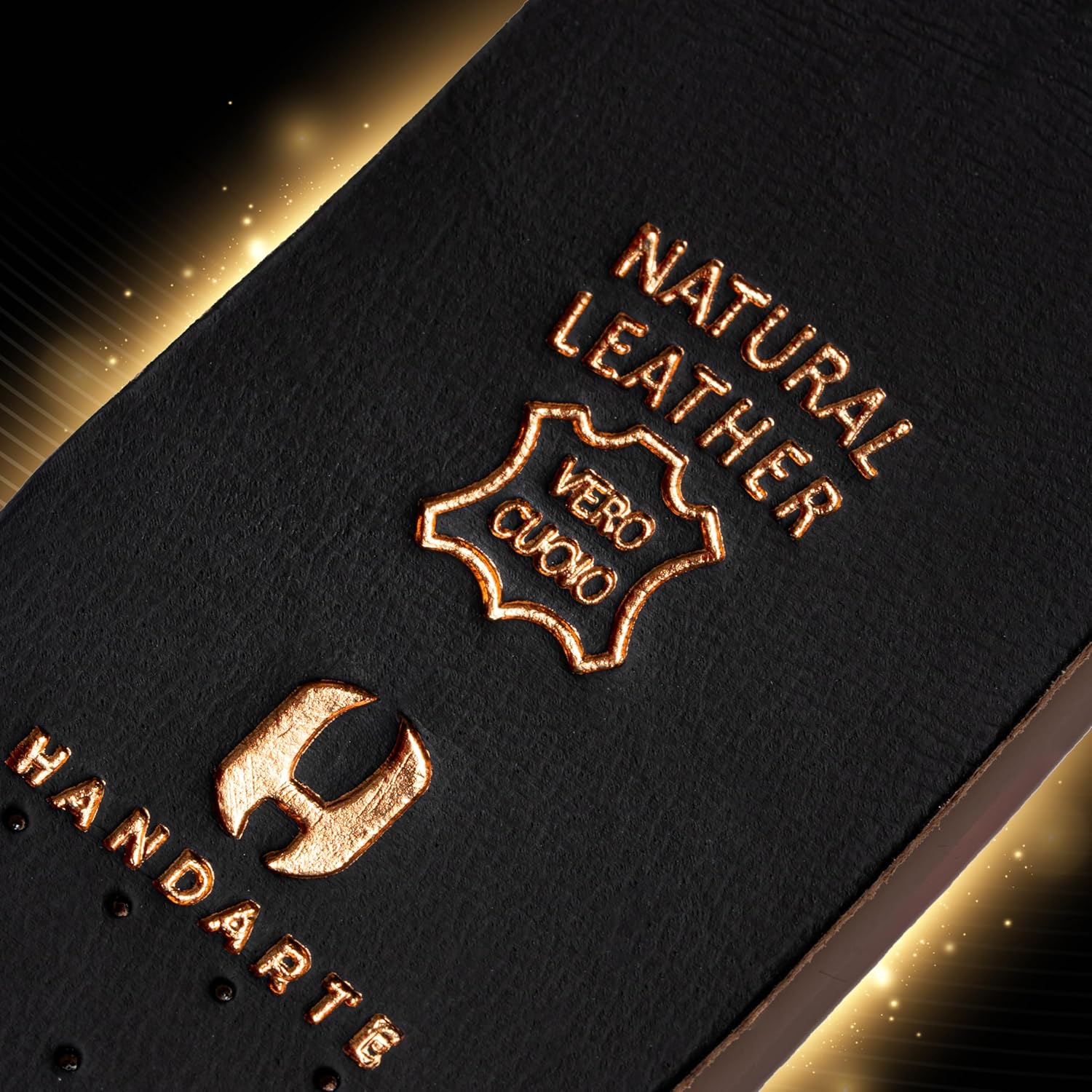 HANDARTE Premium Leather Shoe Insoles | Thin Shoe Inserts for Men | Dress Shoe Insoles - Durable - 100% Natural Goatskin & Anti Sweat - Suitable for No-Socks (US M9.5 | EU43) - Image 6