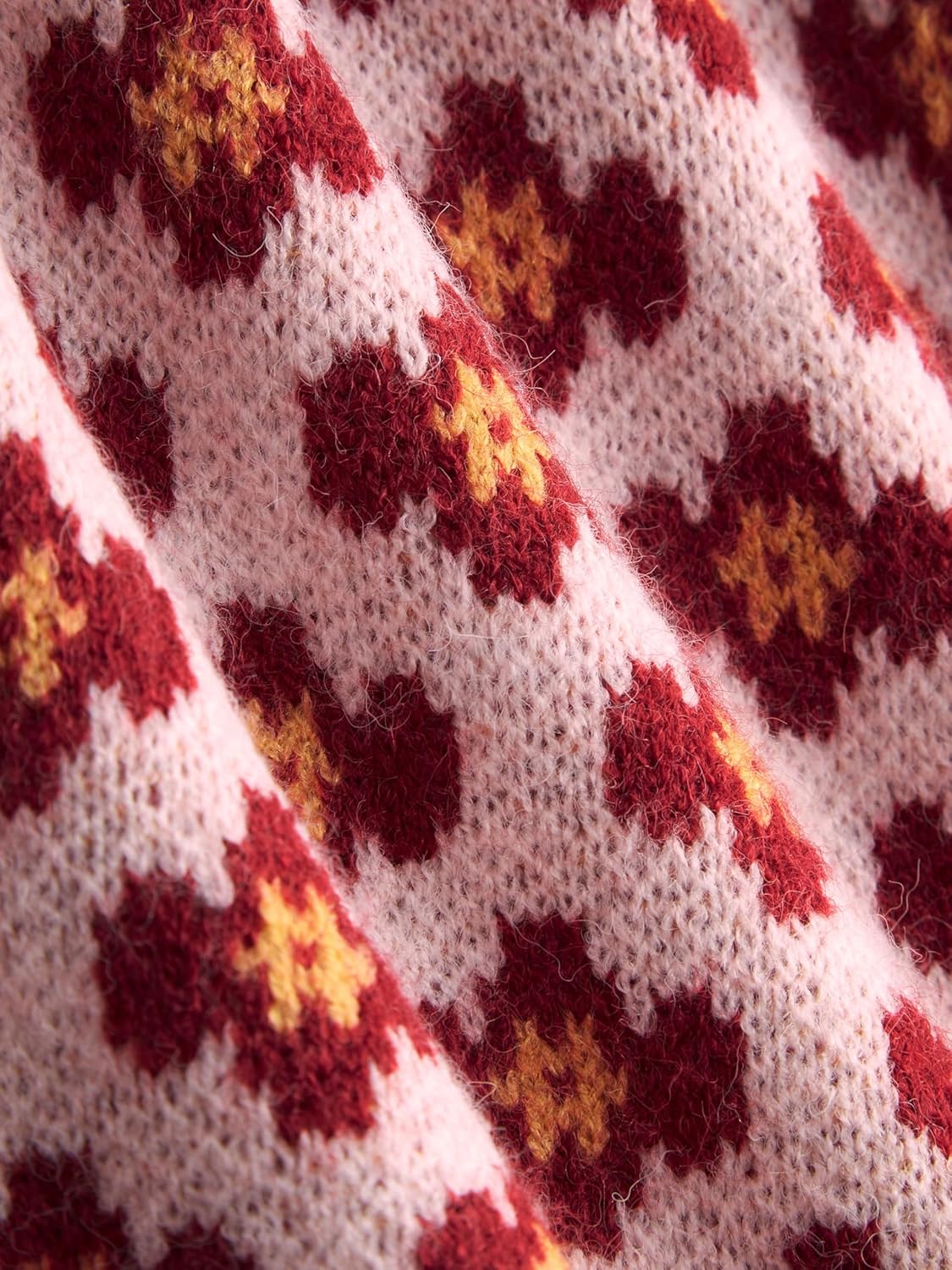 CIDER Women Sweaters Floral Crew Neck Long Sleeve Pullover Sweater Trendy Casual Fall Outfits - Image 2