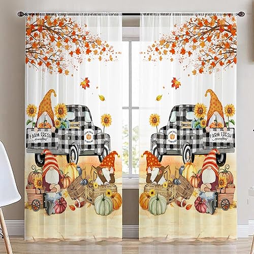 Cenefa de otoño para cocina, decoración de otoño, cenefa de ventana floral gris para sala de estar, dormitorio, decoración de otoño, decoración de