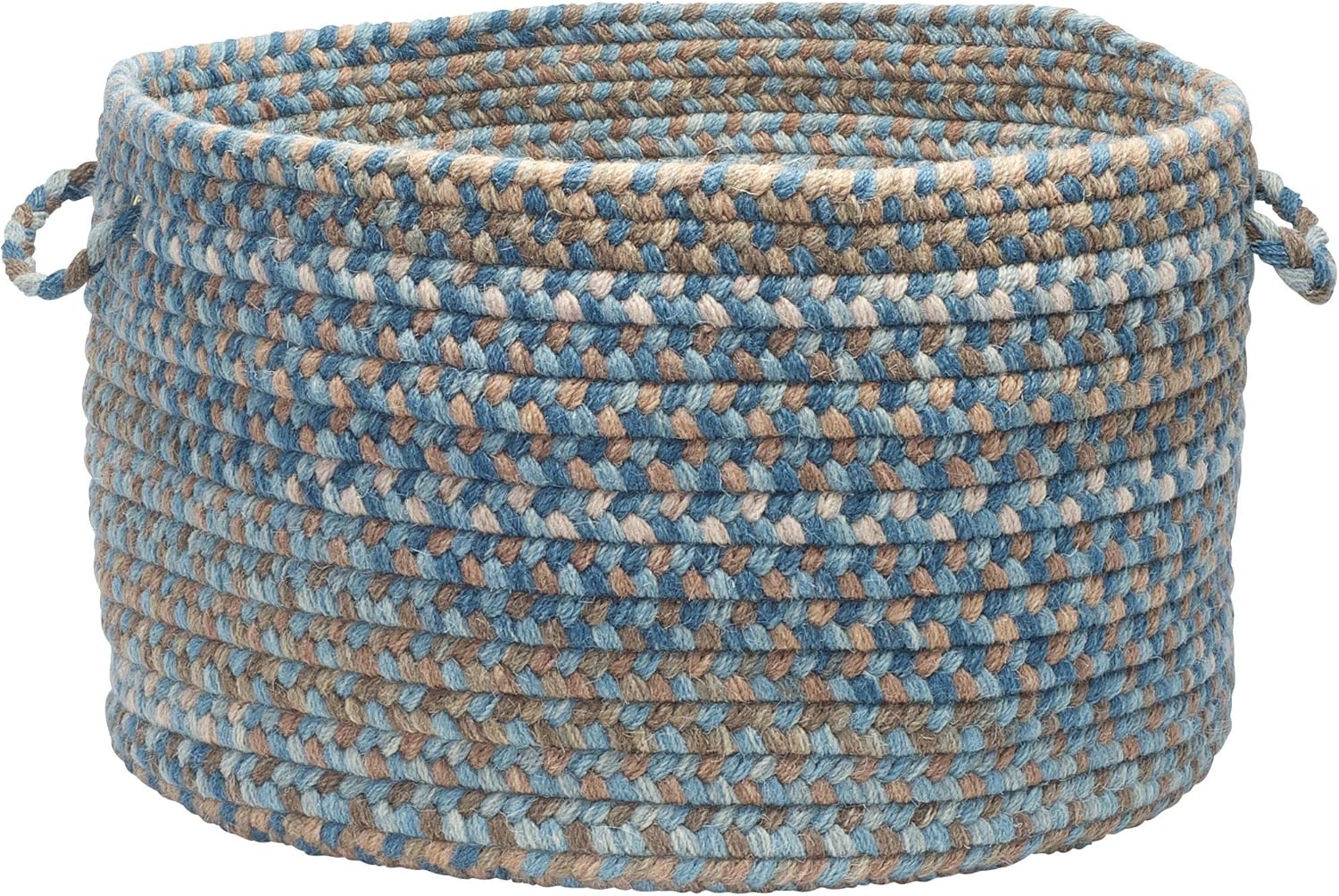 Oak Harbour Utility Basket, 18 by 12-Inch, Laguna Blue