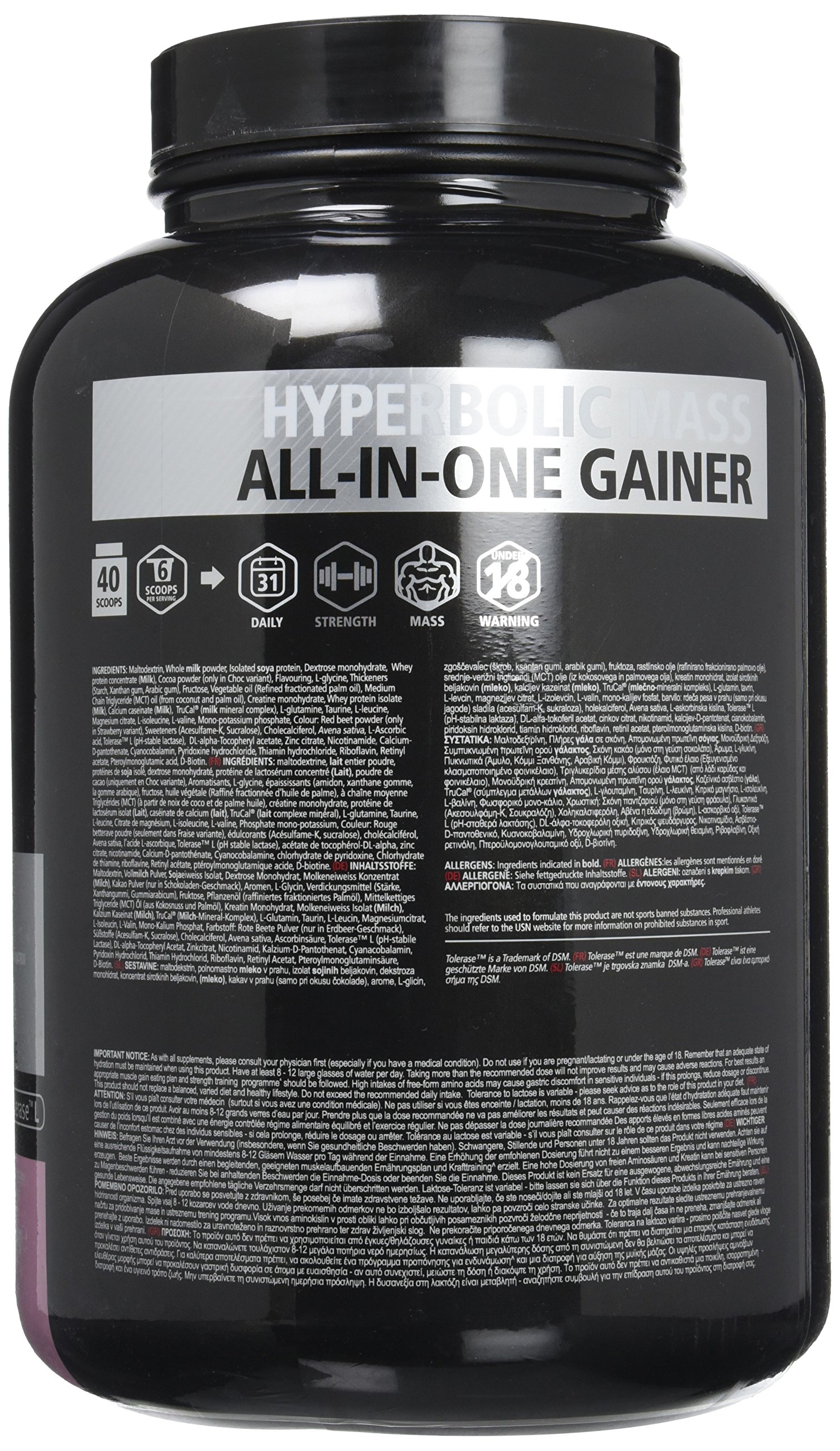 USN Hyperbolic Mass Fraise 2 kg