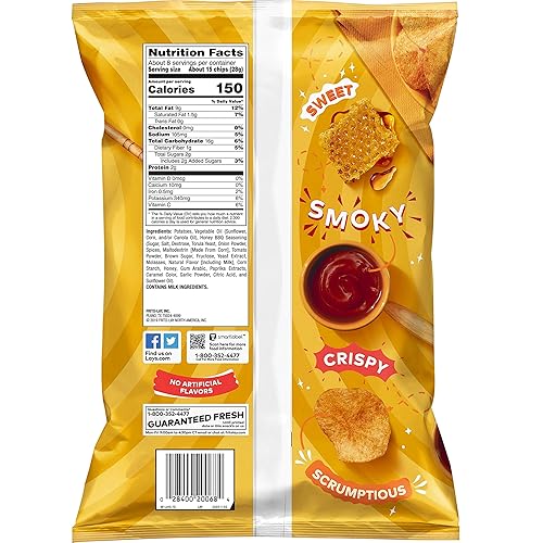 Miniatura 2 de Lay's Papas fritas, barbacoa de miel, bolsa de 7.75 onzas