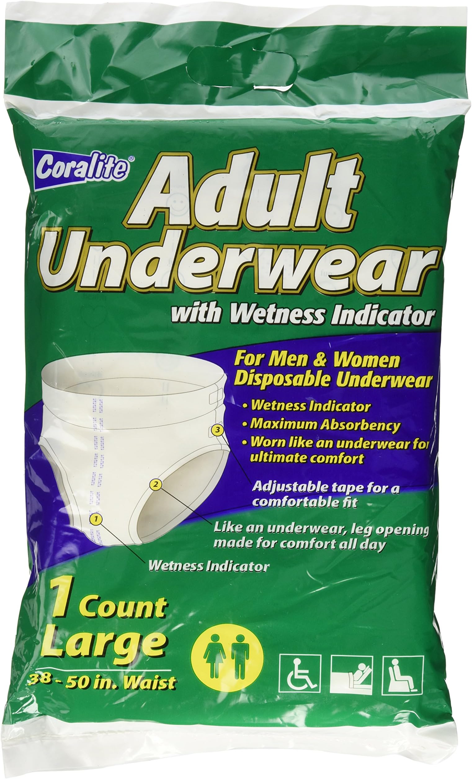 Adult Size Large Disposable Underwear
