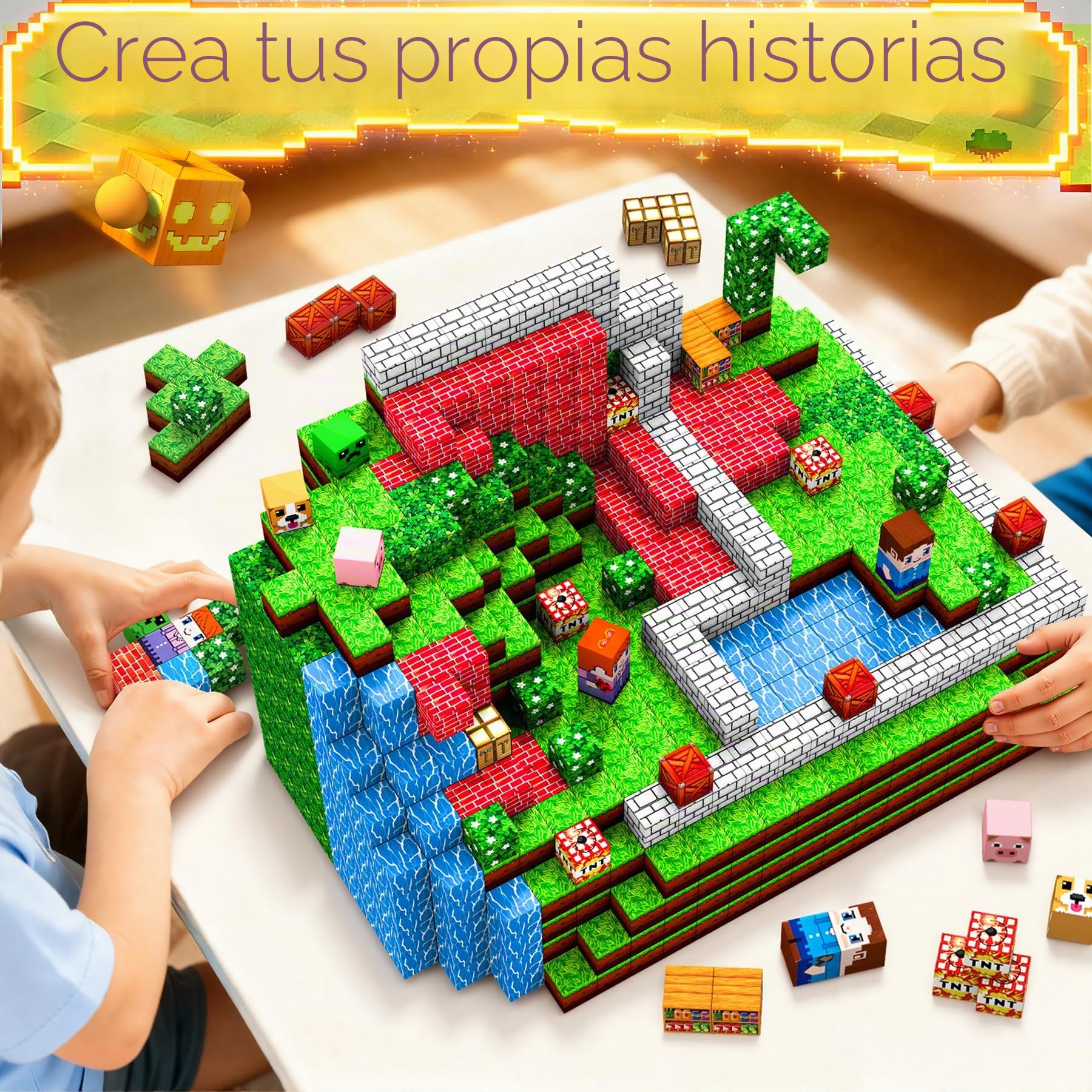 150 Piezas Bloques Magneticos Construccion Niños 3-10 Años
