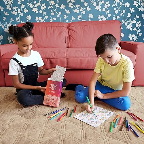 Miniatura 3 de Rompecabezas para niños en 3D juego de regalo para colorear con 6 animales arte y manualidades para niñas y niños de 7 8 9 10 11 12 kit de proyectos