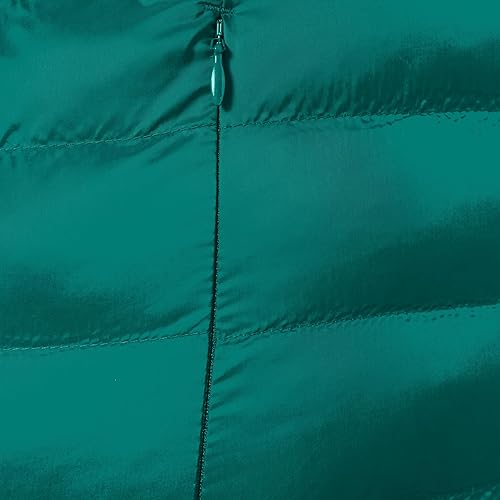 Miniatura 7 de Tienda Essentials - Chaqueta acolchada, ligera, de manga larga, resistente al agua y plegable, para mujer (disponible en tallas extragrandes)