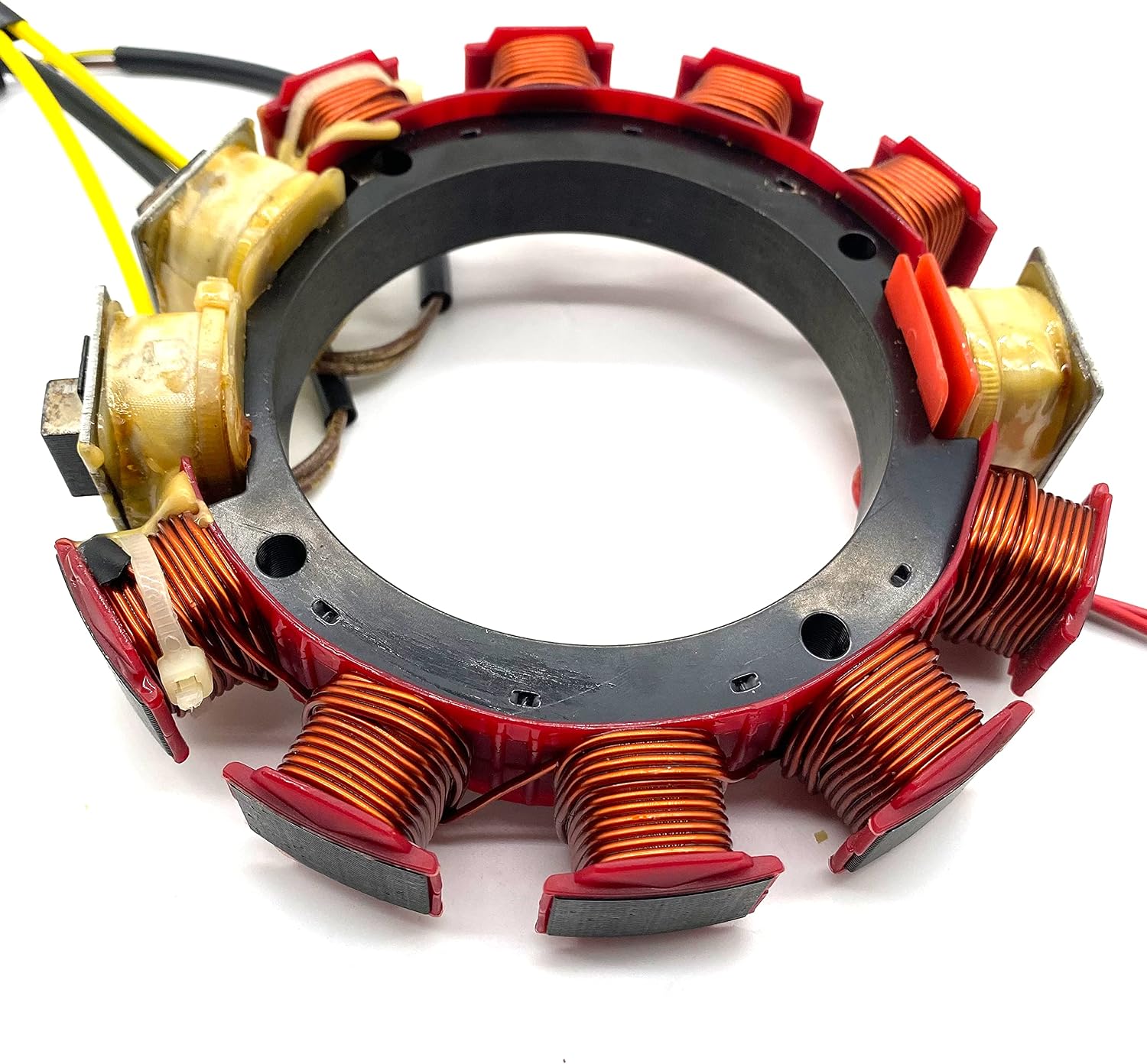 OMGparts Stator For Johnson Evinrude 35-Amp Outboard 185HP-300HP 3.0/4.0L 2-Stroke 6/8-Cyl (1988-1994) Boat Parts 173-3415 173-4287 18-5861 0583415 0584287 0763765