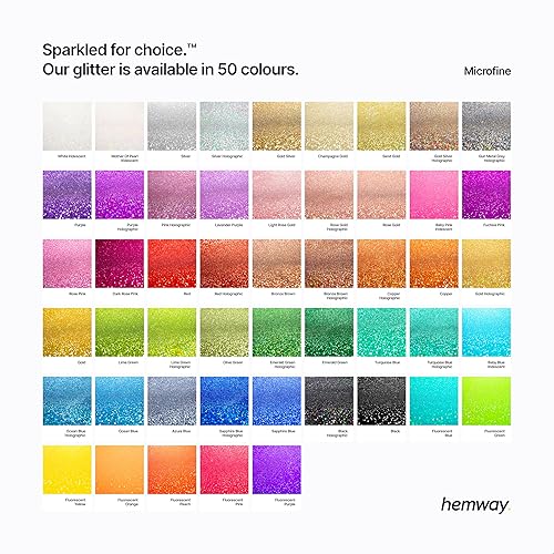 Miniatura 5 de Hemway Microfina con purpurina metálica automotriz de 1256 pulgadas, 0.004 pulgadas, 0.004 in, 100 micrones, 100 micrones, para uso con pintura en