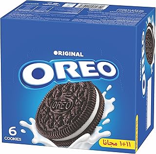 Oreo Biscuit with Vanilla Cream 55.2 g - Set of 12 (11+1)