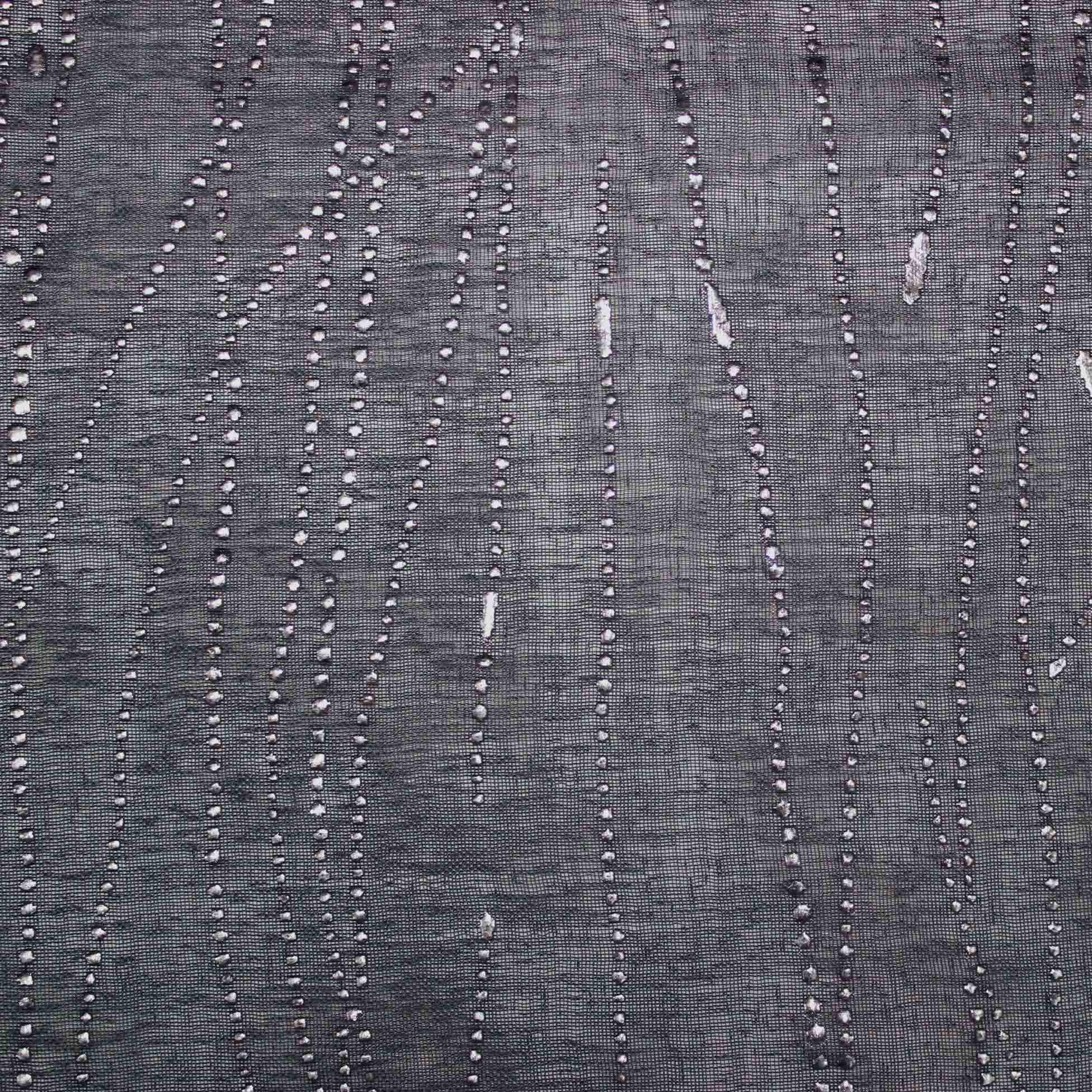 Douceur d'Intérieur Filiane Indoor Softness Polyester Anthracite 2 x 90 x 160 cm, Charcoal, W 35.4" x L 63" (1 Panels) - Image 2