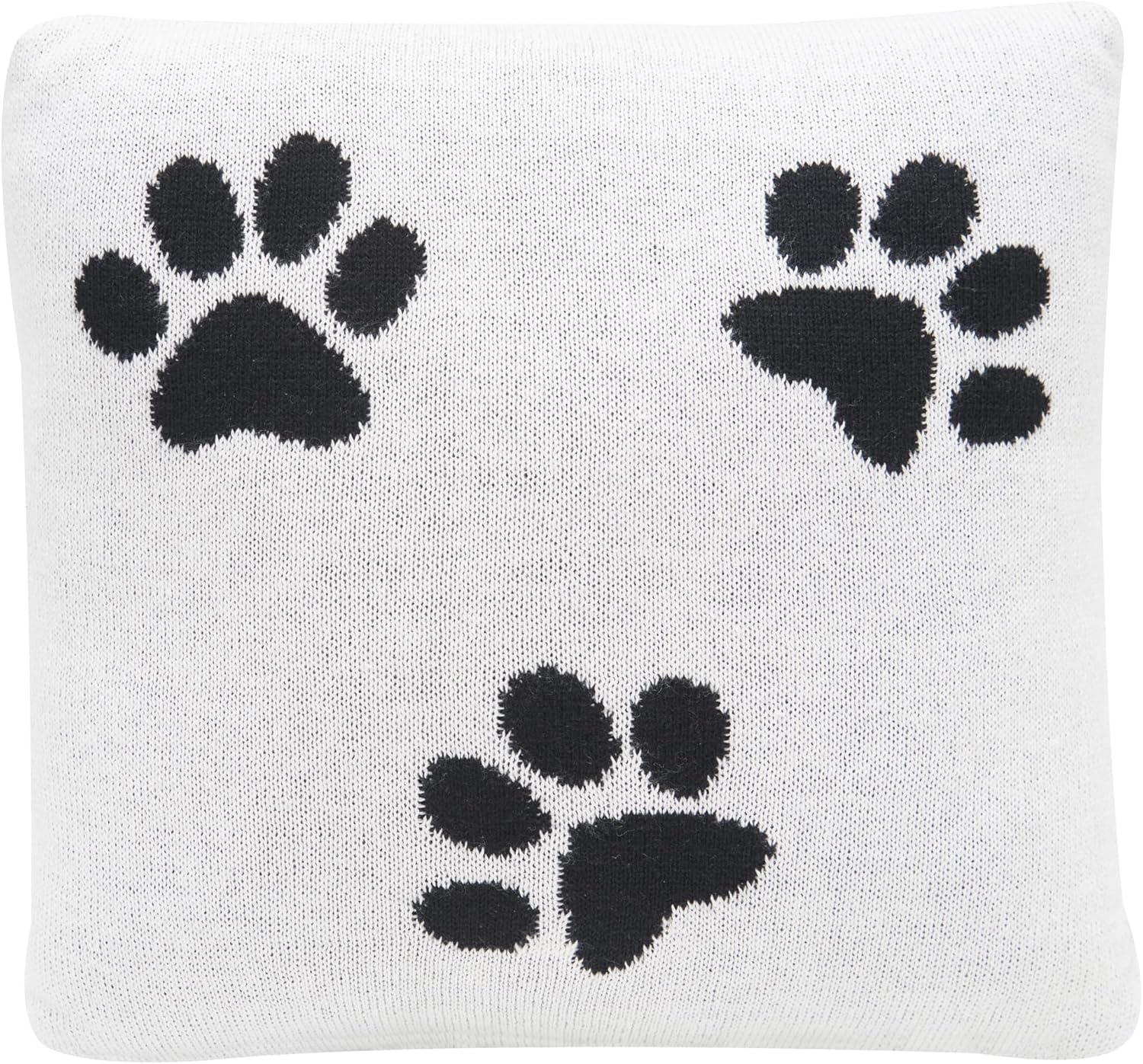 C&F Home Paw Small Petite Accent Pillow 10" x 10" Beige