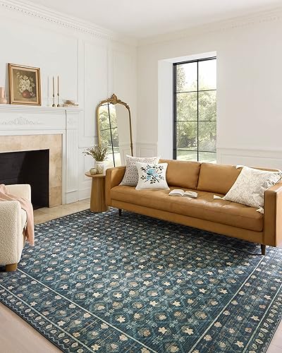 Rifle Paper Co. x Loloi Eden Collection EDE-03 - Alfombra decorativa de 2 pies 0 pulgadas x 5 pies 0 pulgadas