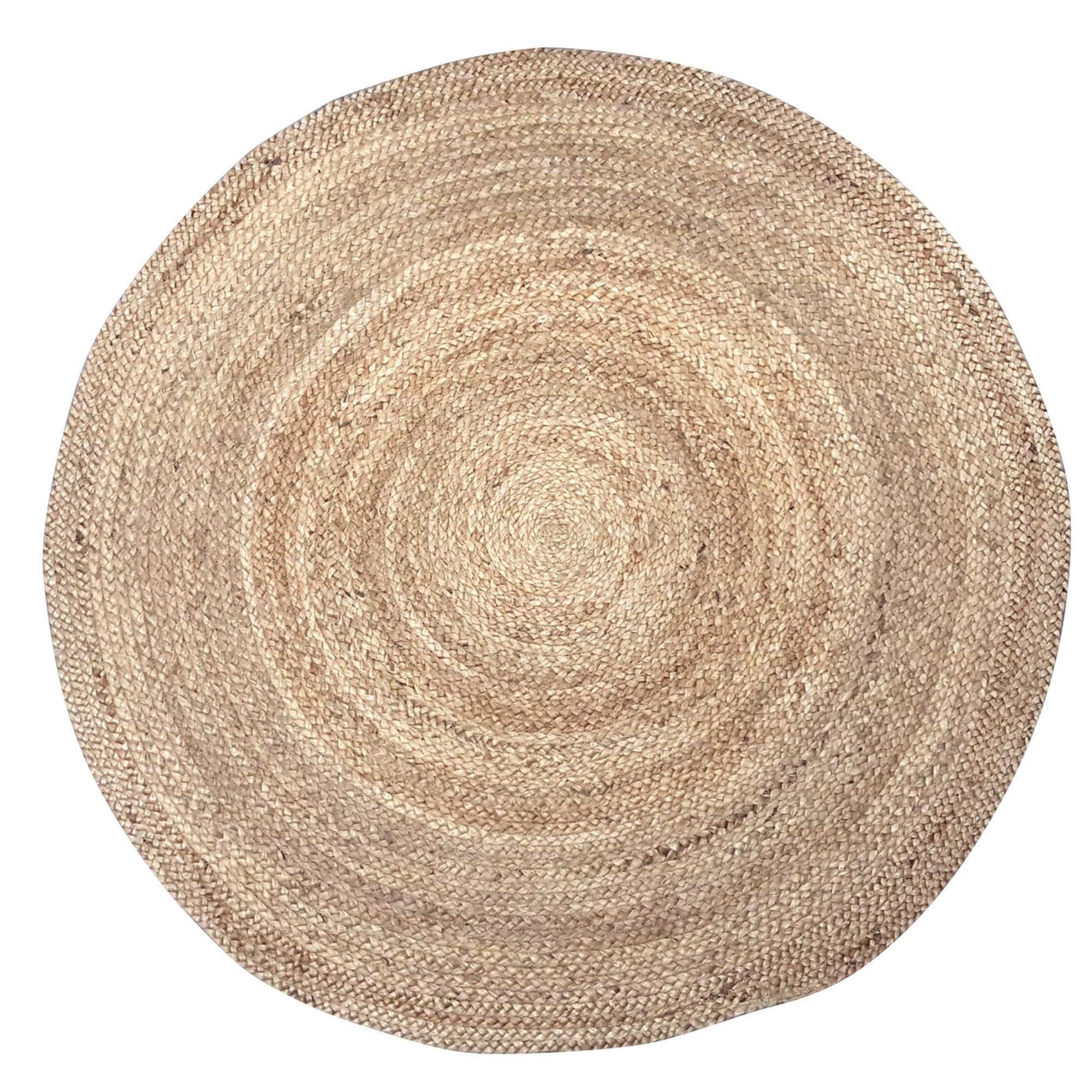 Alfombra Natural Living 100% Yute Natural DIAMETRO 110CM