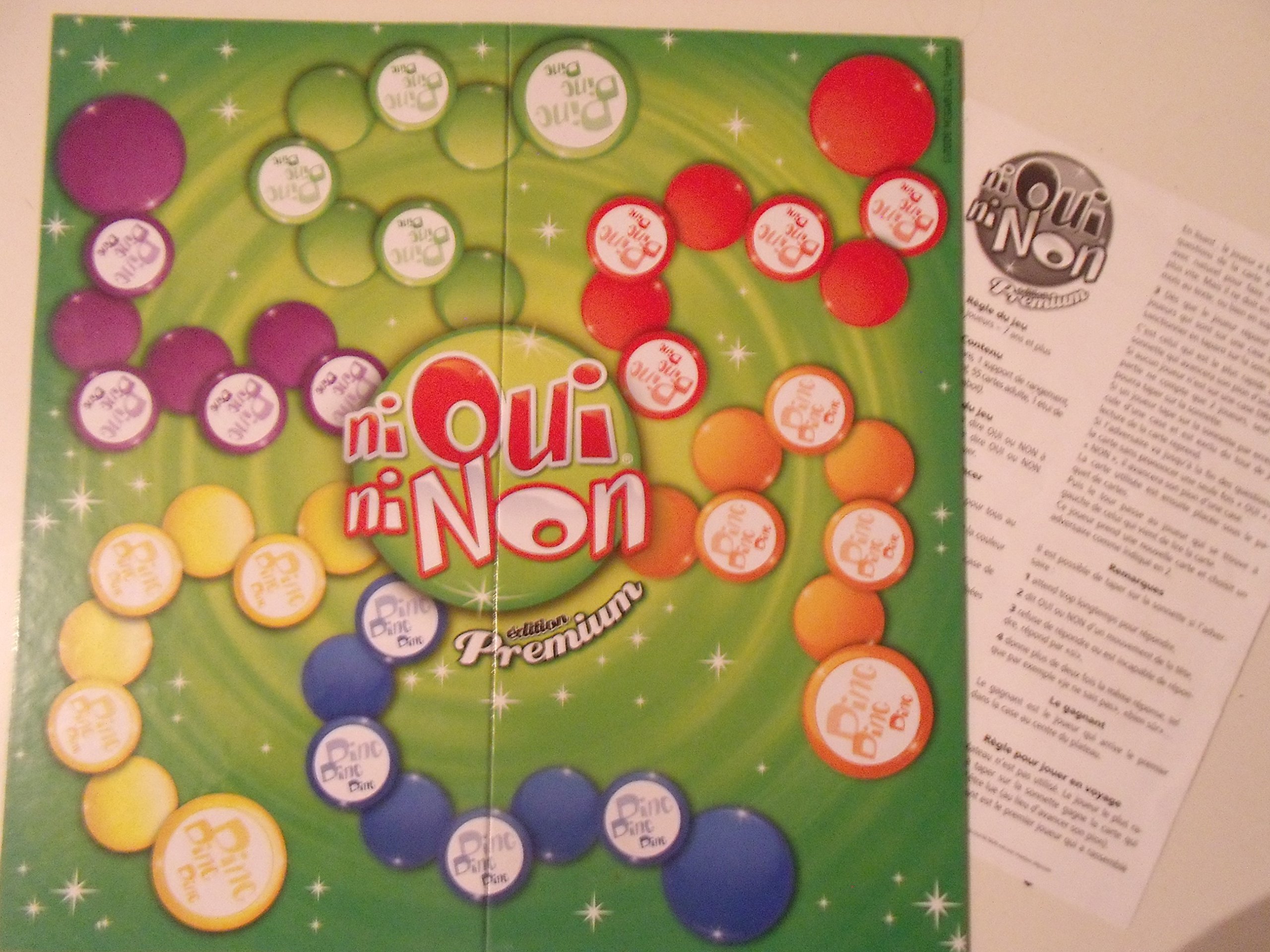 Megableu - 678038 - Jeu de société - Grands Classiques - Ni Oui Ni Non Thématique Générale avec 55 cartes en plus