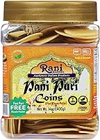 Vista 17 de Rani Pani Puri - Monedas de 7 onzas (7.05 oz) 80-85 monedas ~ Monedas de trigo y sémola sin cocer, aptas para microondas, totalmente naturales