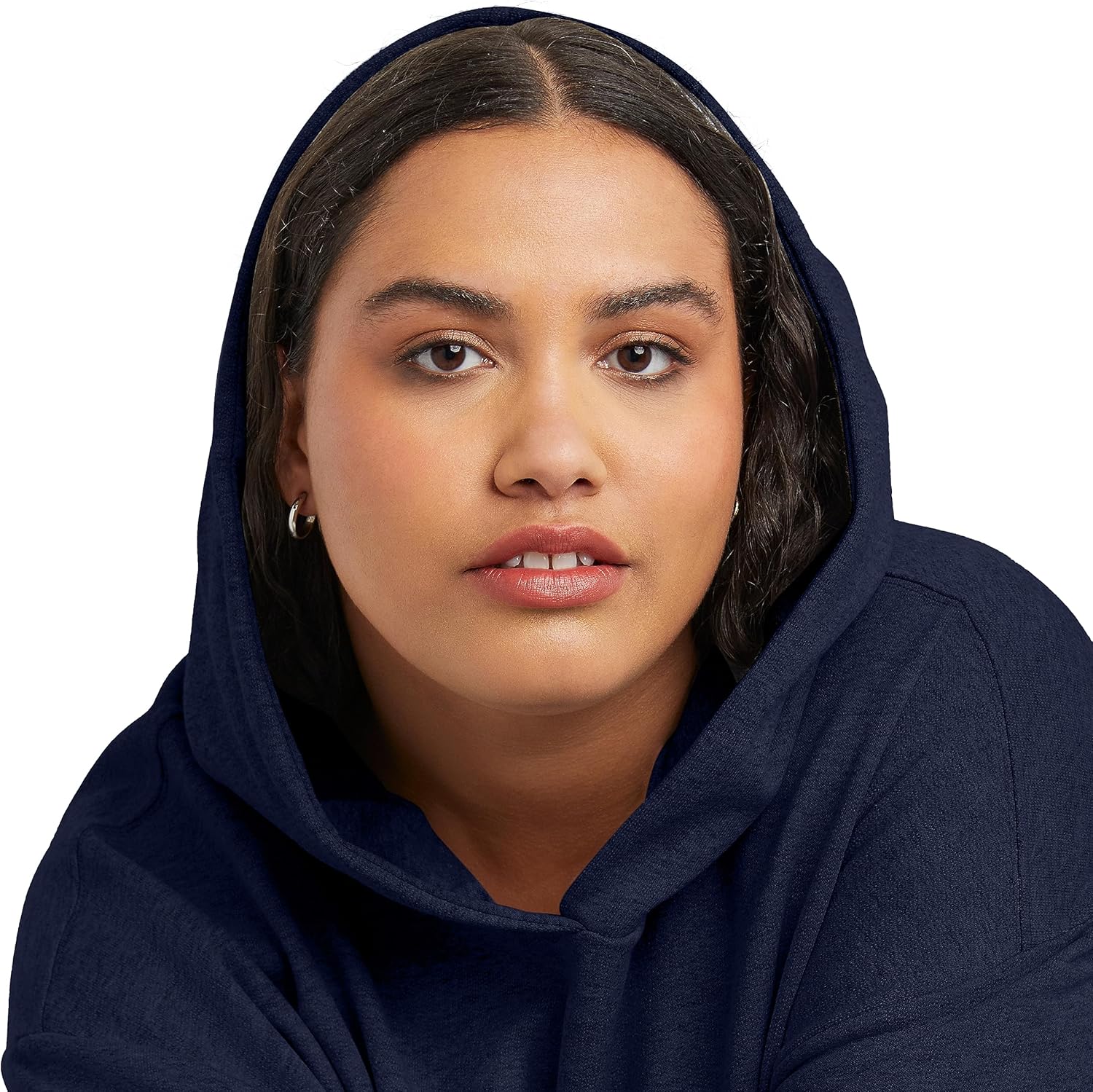 Hanes womens Ecosmart Plus Size Fleece Hoodie, Midweight Sweatshirt for Women, Kanga Pocket - Image 5