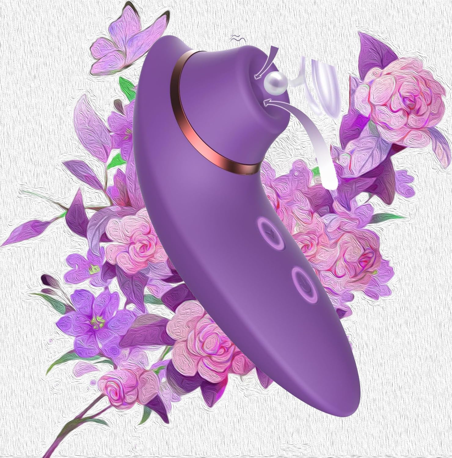 10 Modes Clitioral Sucker Powerful, Personal Cordless Goop Remote Control Ball for Body Relax Pleasure Couples Gifts Adult Tools RYO68