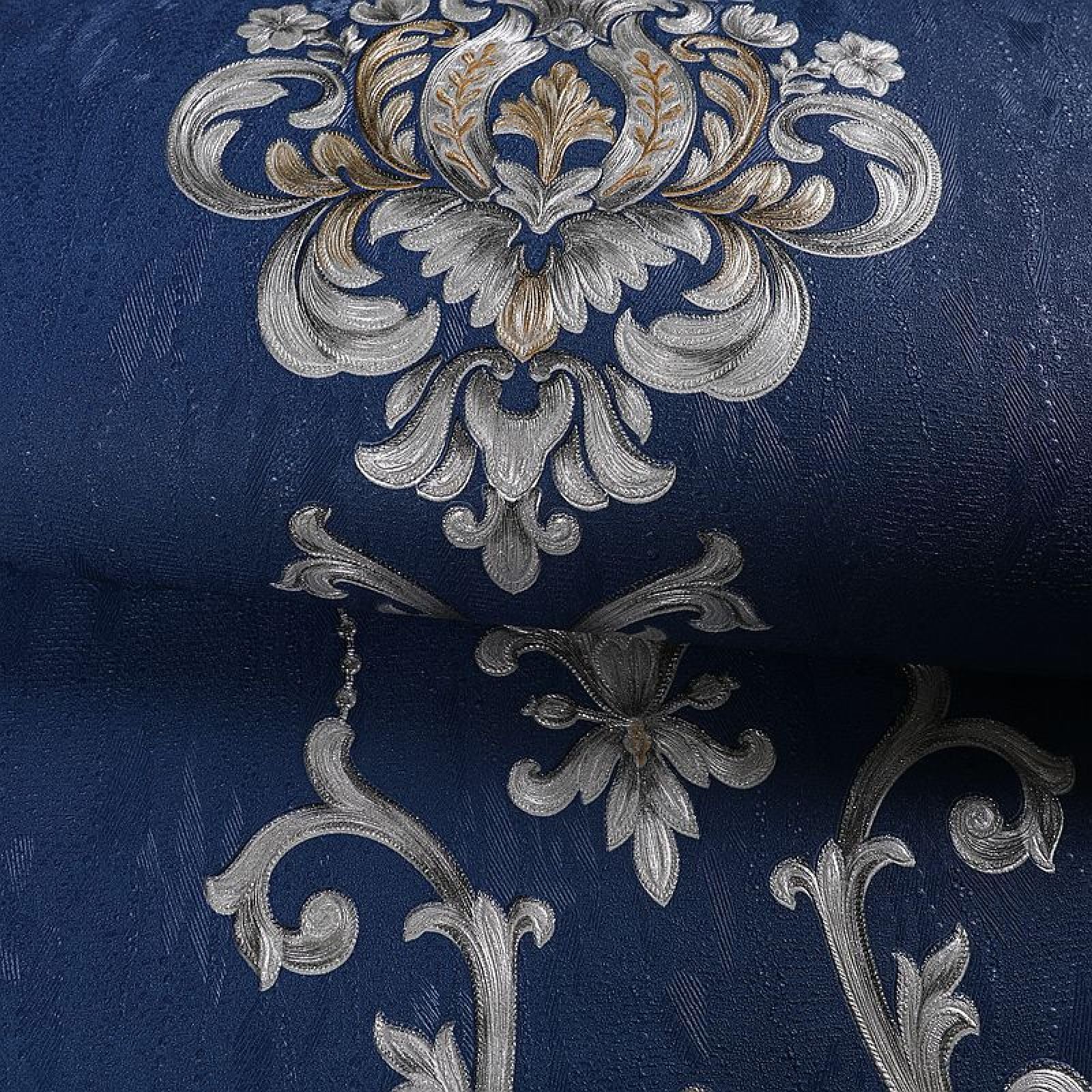 Soggiorno carta da parati rotolo carta da parati, Carta da parati 3D con fiori di grandi dimensioni in stile europeo, parete del soggiorno, hotel, ingegneria, carta da parati in rilievo, non autoadesi