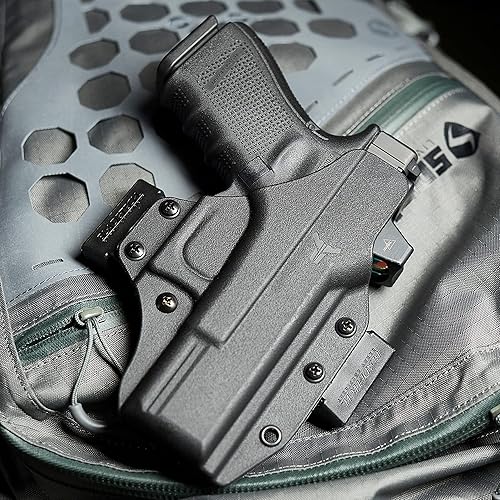 Miniatura 5 de Funda Springfield Hellcat Pro OWB fabricada en Estados Unidos, se adapta a Springfield Armory Hellcat Pro, funda OWB de Eclipse Total Eclipse por