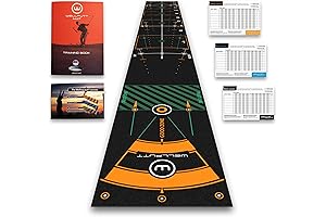 Wellputt Premium Putting Mat 13 ft - Practice Your Putting Strokes at Home or Office