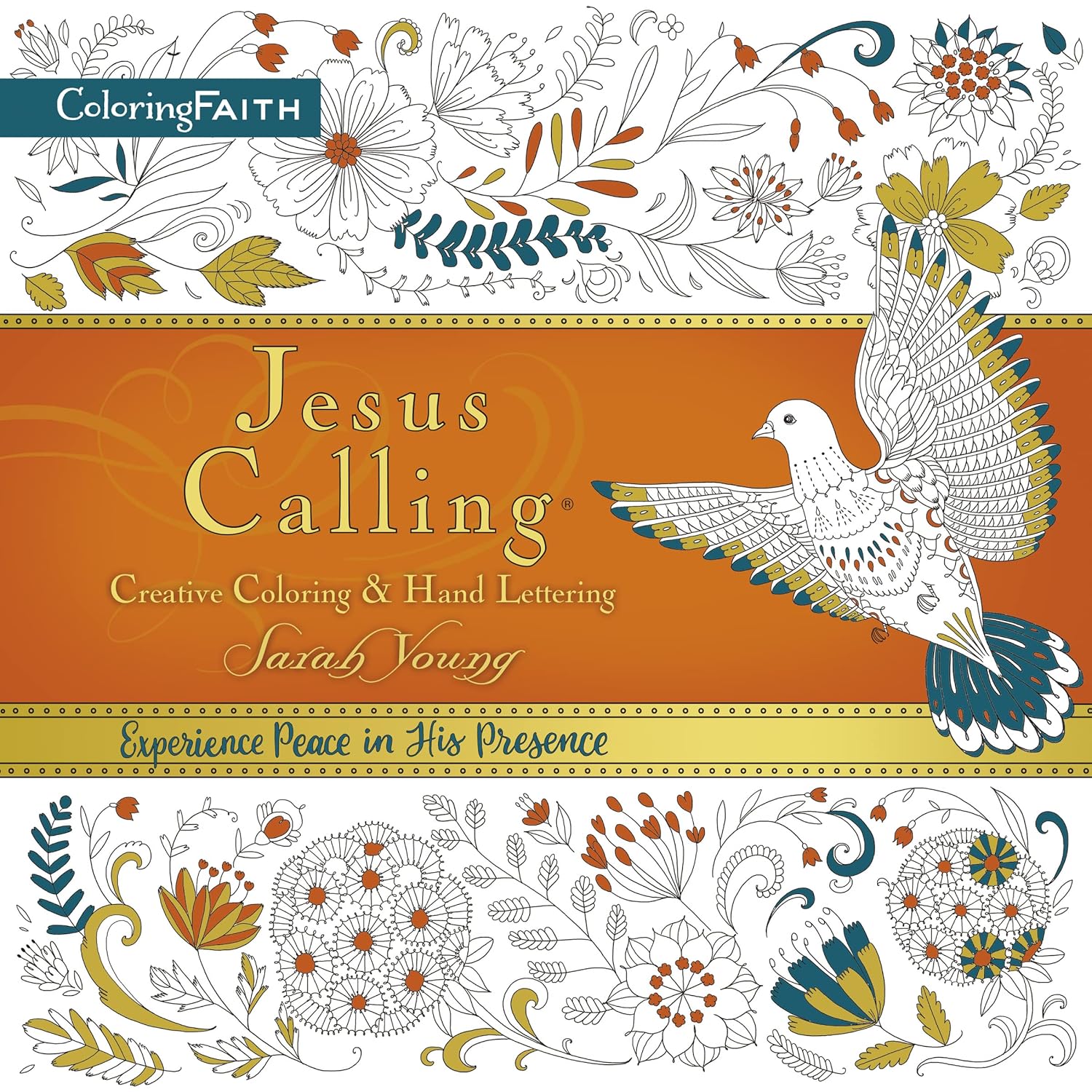 Jesus Calling Adult Coloring Book: Creative Coloring and Hand Lettering ...
