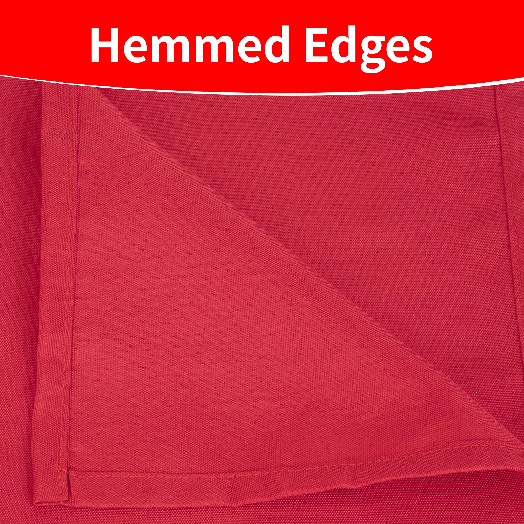 WedDecor Polyester Table Serviette - Rouge, 20 inch