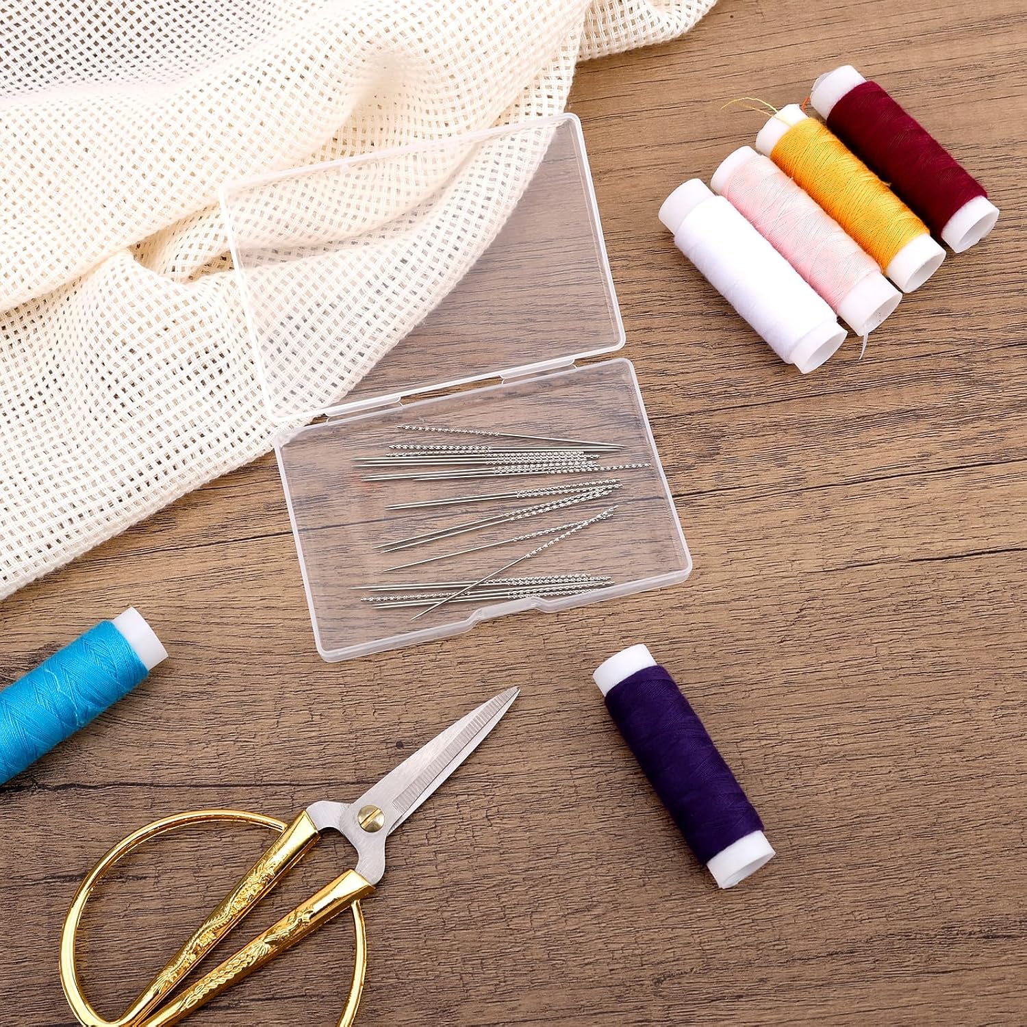 20pcs Snag Needle Repair Tool, 2.4 inch/6.1cm Sweater Snag Nab Needlepoint Repair Accessories for Knitted Fabric Clothing and Woven Garments (0.8mm/0.03 Inch Thickness)
