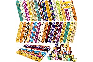 Halloween Slap Bracelets Bulk 100