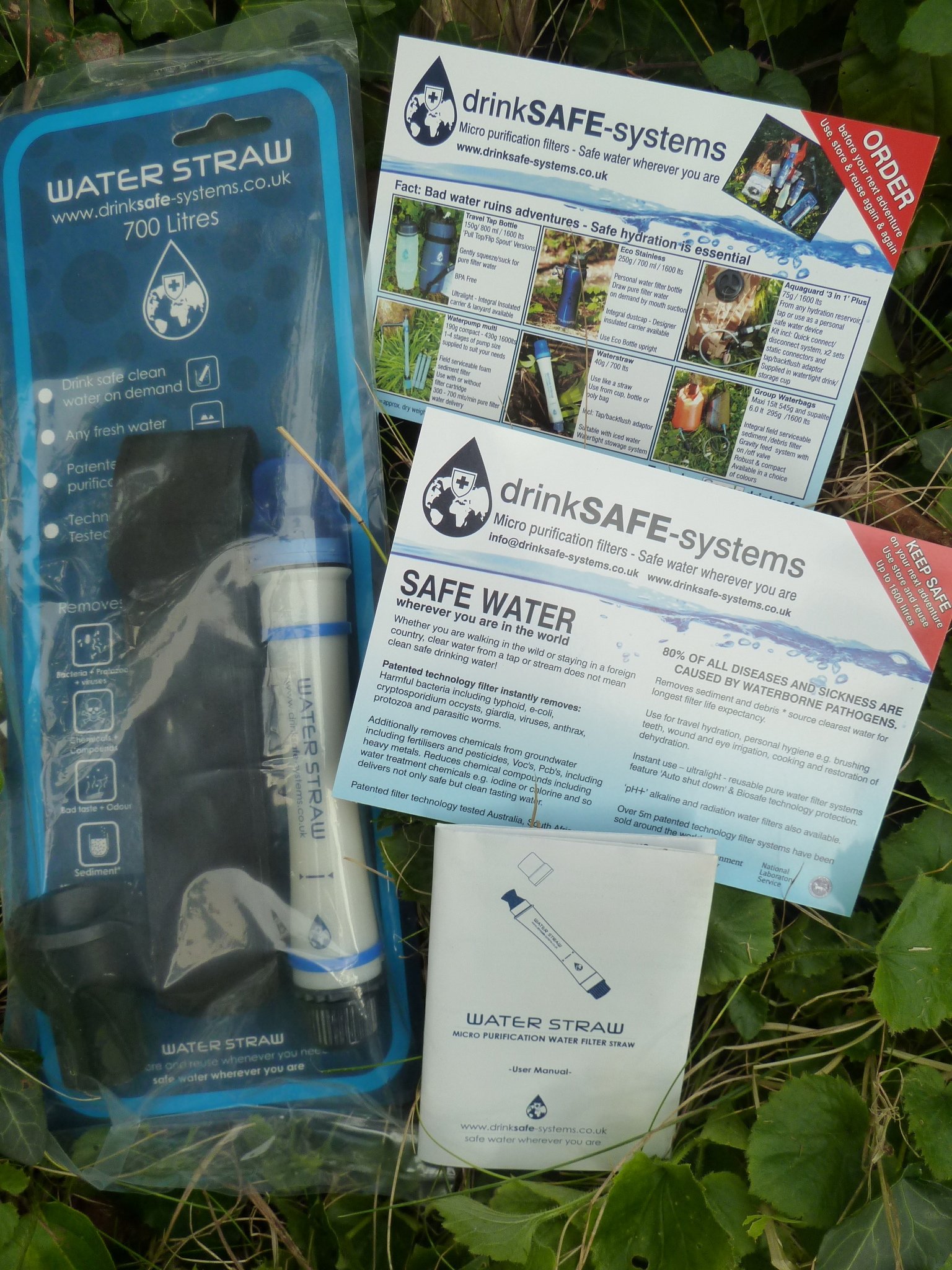 NEW 2018 Drinksafe Waterstraw 700 litre Personal pure water filter