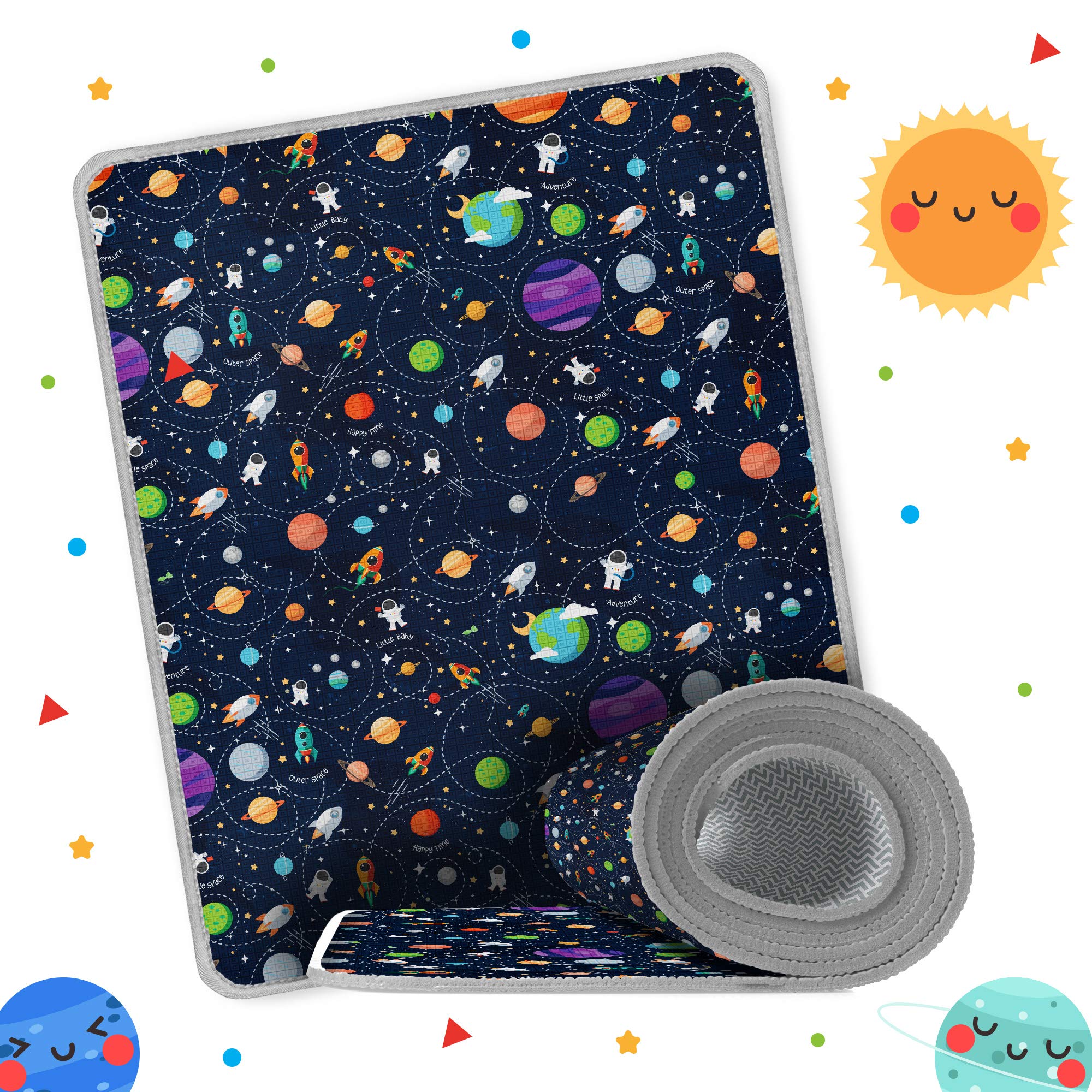 outer space baby activity gym