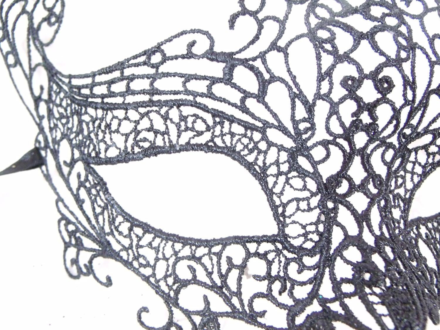 Black Fifty Shades Darker Colombina Venetian Masquerade Mask