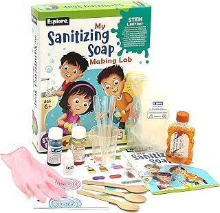 Bhavik STEM Learner | My Sanitizing Soap Making Lab (Learning & Educational DIY Activity Toy Kit, for Ages 6+) Price In India