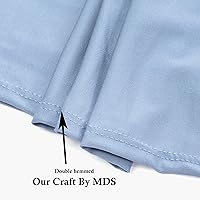 Vista 236 de MDS - Paquete de 50 bandas elásticas de elastano para silla, lazos elásticos para sillas con hebilla deslizante, ajuste universal para bodas, Acción