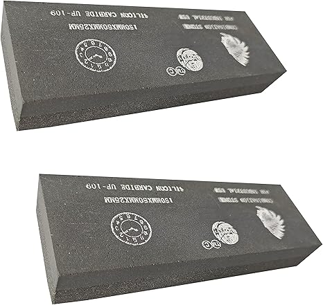 DUMDAAR 2pc Double-Sided Coarse Fine Knife Sharpening Combination Stone for Sharpening Knife Sharpening Stone (Ceramic)