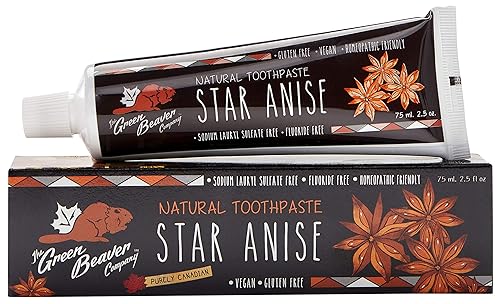 Pasta de dientes Green Beaver, anís estrellado, 2.5 onzas
