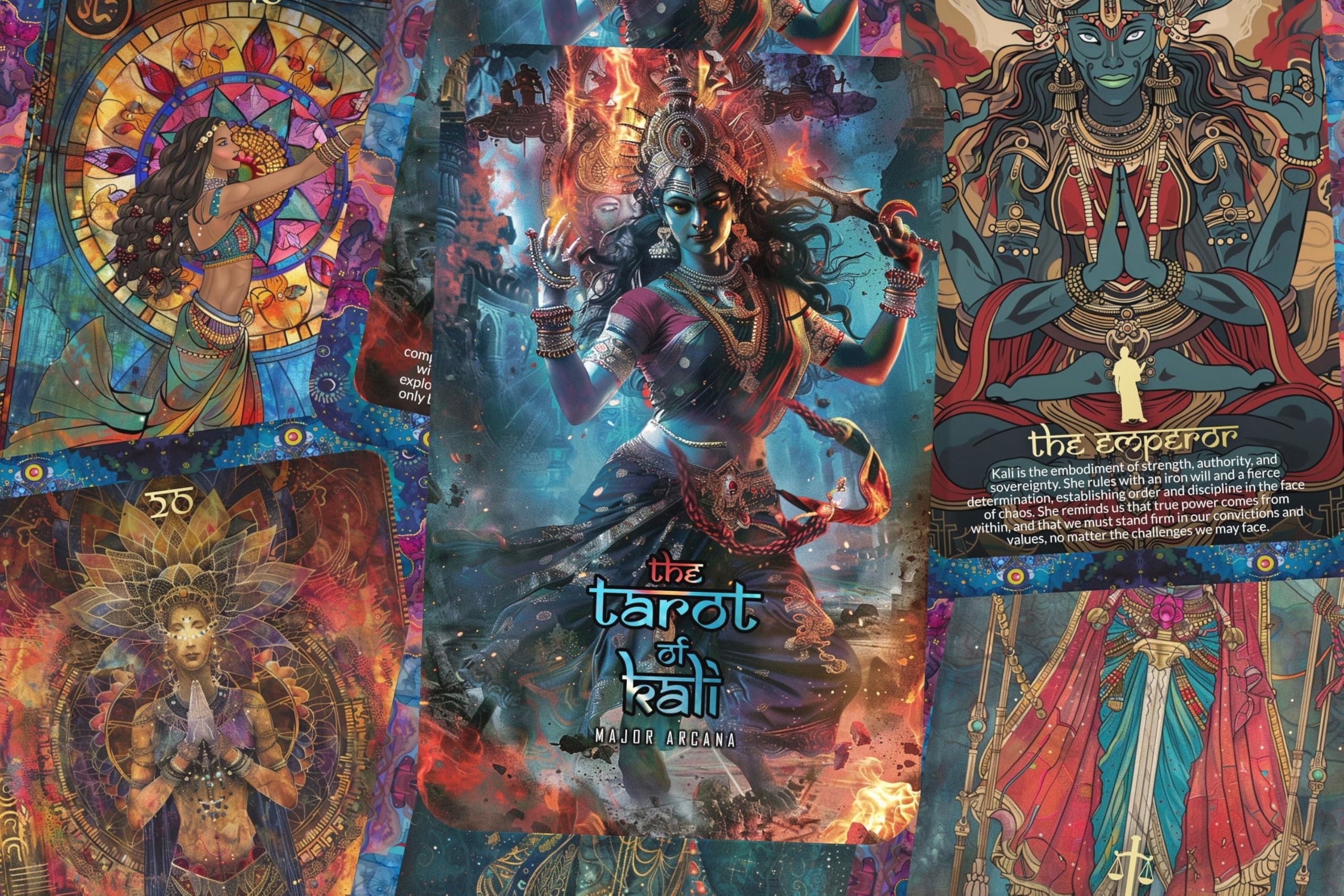 Amazon.com: The Tarot of Kali - 22 Major Arcana - A Unique