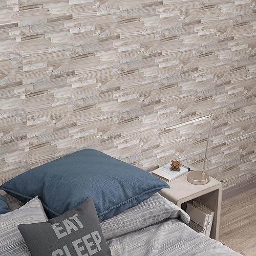 Vista 18 de Avant Decor 8 Tiles Stone Composite Mixed Subway Tile Peel and Stick Kitchen Backsplash Stick On Wall Easy DIY Installation 11.6" x 11.5