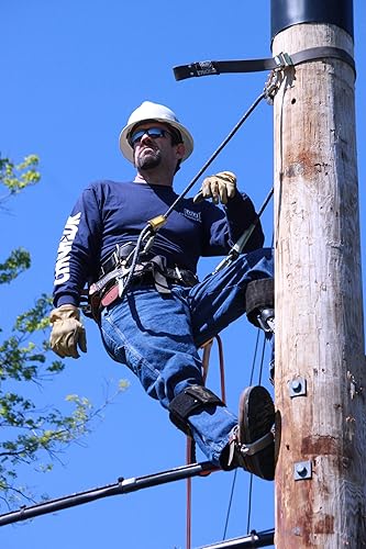 Miniatura 5 de 3M DBI-SALA 1234070 Correa de posicionamiento de cuerda ajustable, 8 pies con gancho a presión en un extremo, ajustador de cuerda y mosquetón en