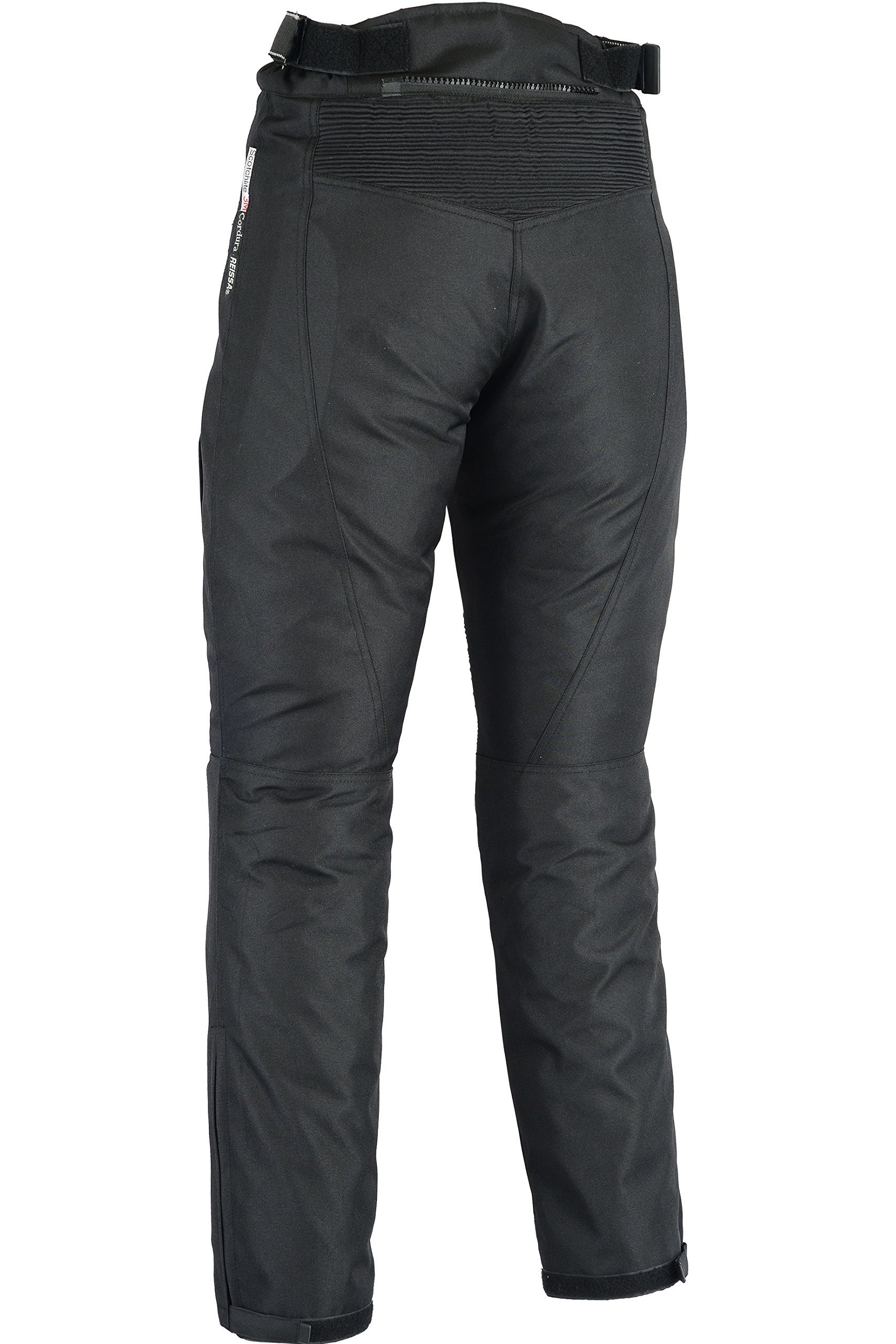 Bikers Gear Australia - Pantalones de Moto Impermeables para Mujer, Color Negro, con Forro térmico extraíble y ventilación CE1621-1 Armour