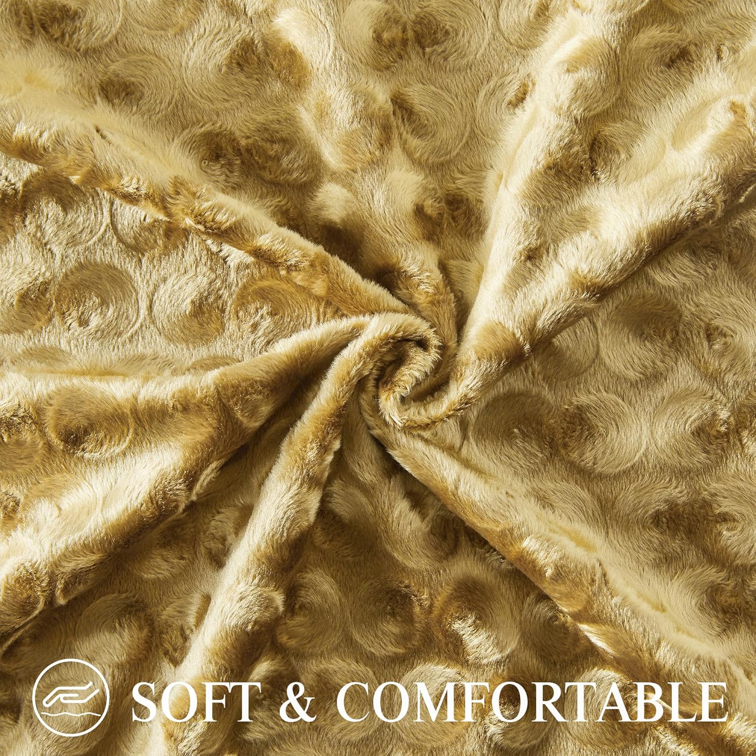 GIGIZAZA 18x18 Pillow Covers Set of 2, Gold Velvet Polka Dot Sofa Accent Throw Pillows Covers for Living Room Modern Cushion Pillows Covers - Image 3