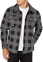 Vista 1 de Tienda Essentials Men's Long-Sleeve Polar Fleece Shirt Jacket